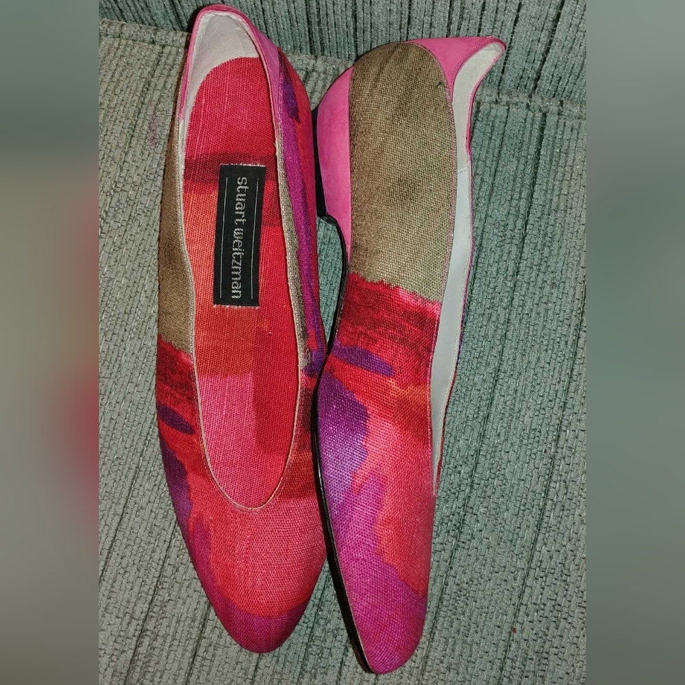 Stuart Weitzman low heel pumps